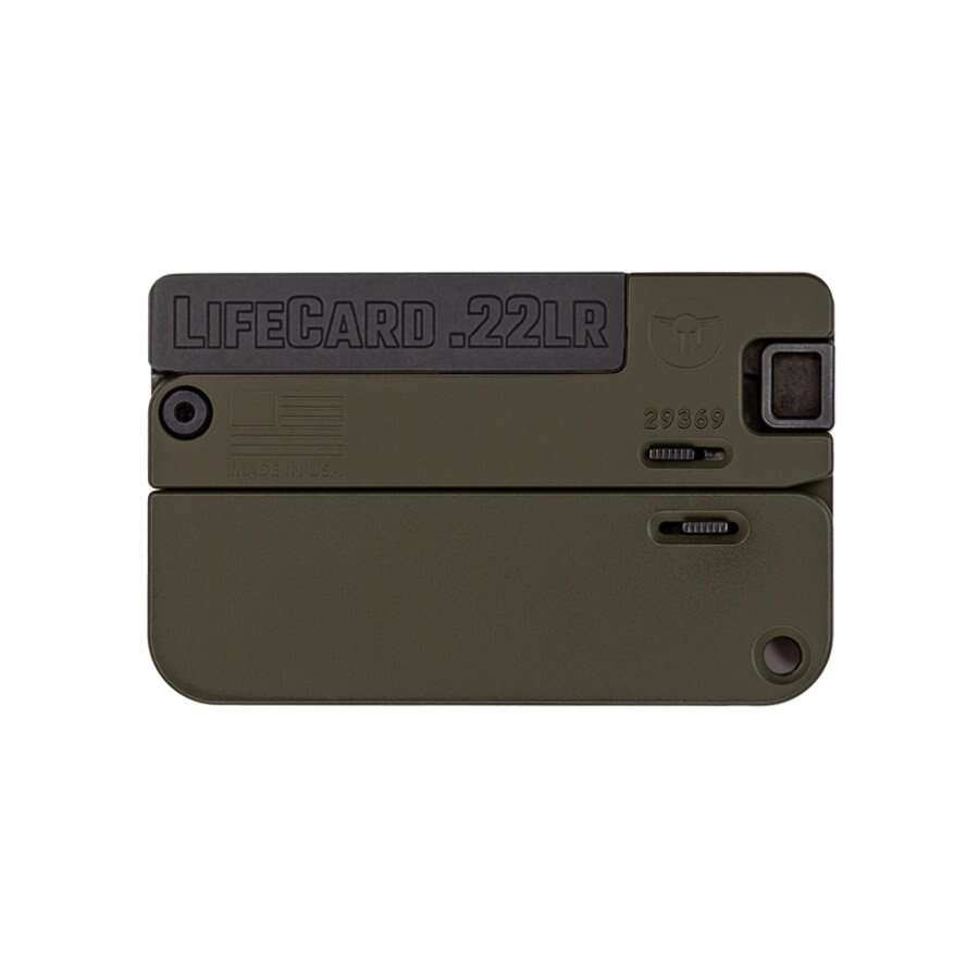 Handguns Trailblazer Firearms LifeCard 22LR LIFECARD POLY 22LR BLACK/ODG •  • Model: LifeCard